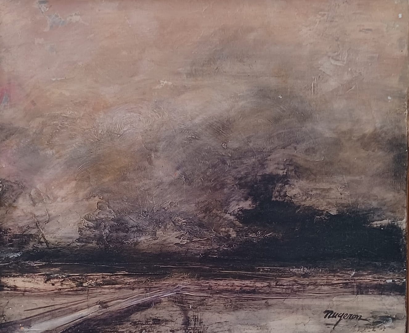 Ciel d'orage - Format : 60x50