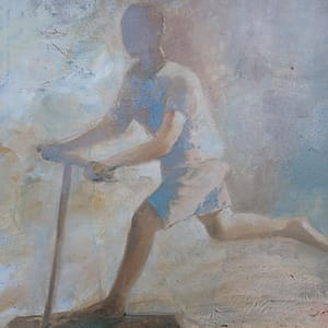 La trottinette - Format : 65 x 54