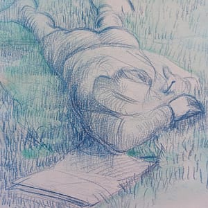 Le dormeur du val - Format : 21 x 29,7