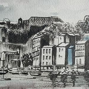Les quais de Villefranche - Format : 15 x 30