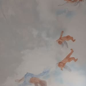 Angelots - fresque plafond