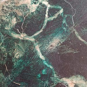 Faux marbre Vert des Pyrénées - trompe-l'oeil