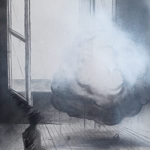 Nuage intérieur - Format 65 x 50