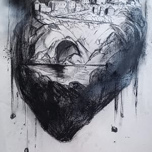 Tharaux on the rocks - Format 65 x 50