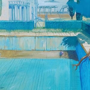 Piscine abandonnée 2 - Format : 40 x 50 cm