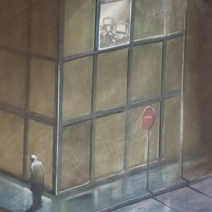 Coin de rue - Format 46 x 40 cm