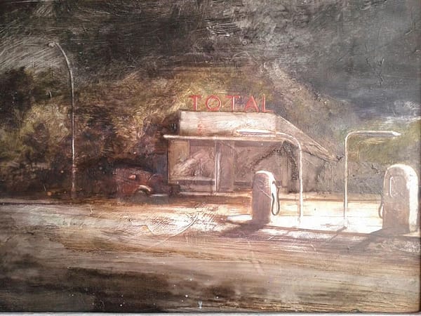 Station service sur N7 - huile