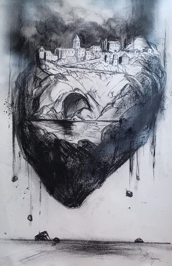Tharaux on the rocks - Format 65 x 50