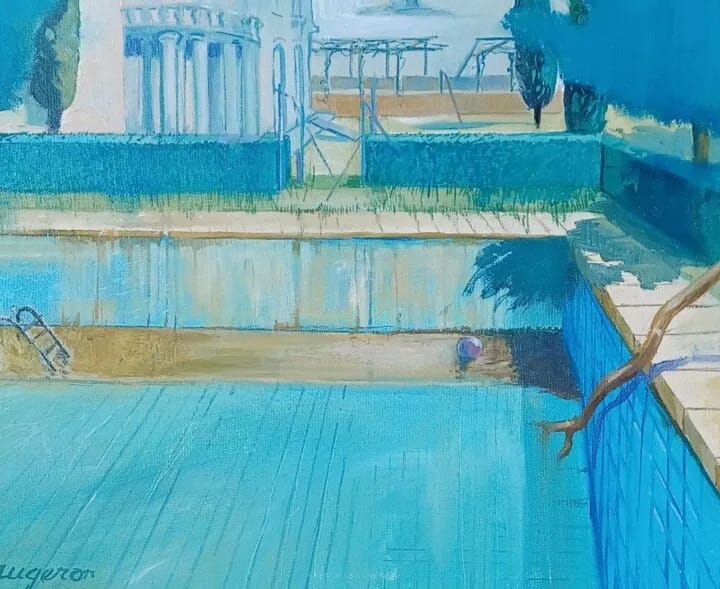 Piscine abandonnée 2 - Format : 40 x 50 cm