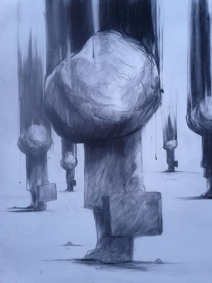 Météorites - Format 80 x 55