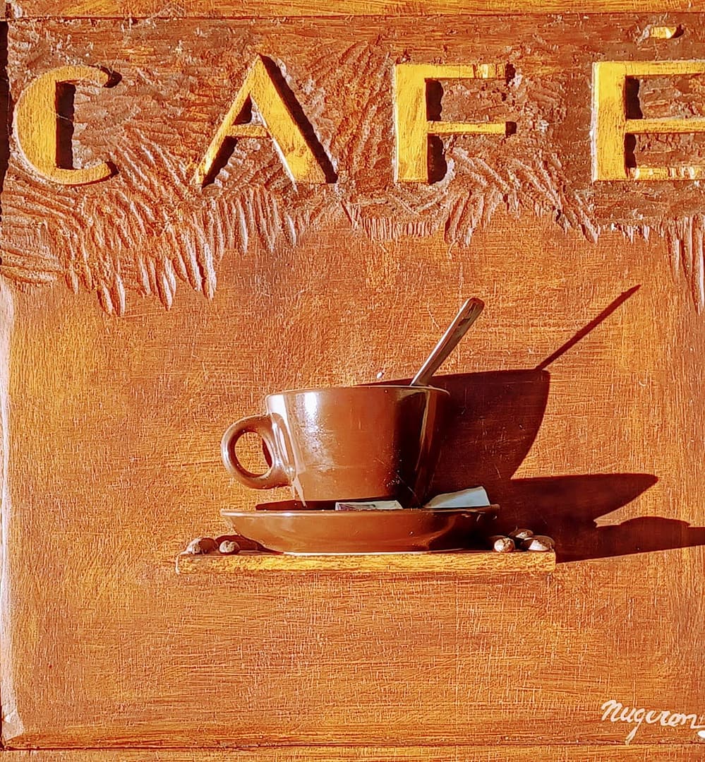 Café - trompe-l'oeil